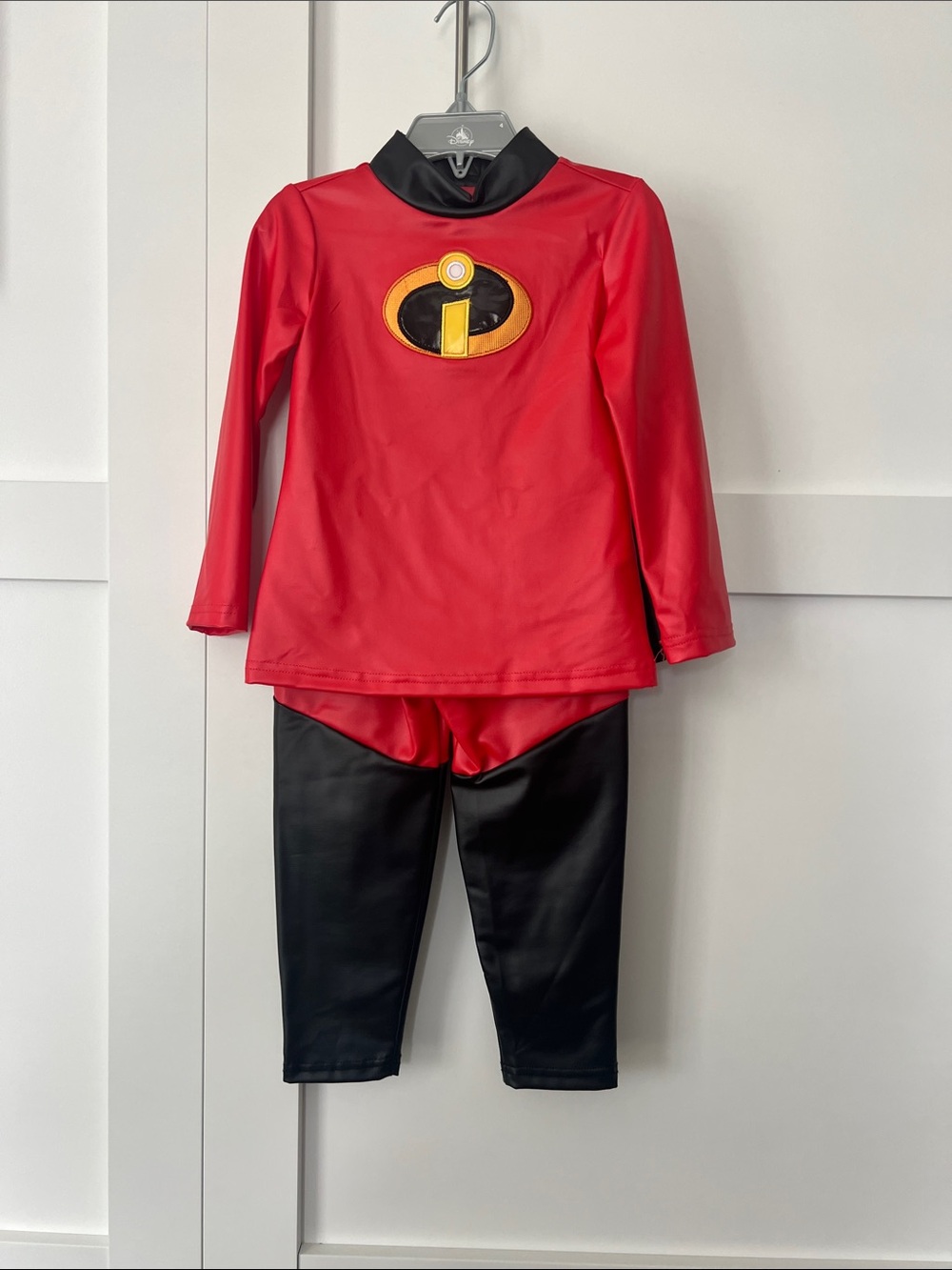 Disney Red and Black Kids Superhero Costume with Incredibles Emblem
